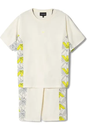Emporio Armani Traje deportivo con logo estampado