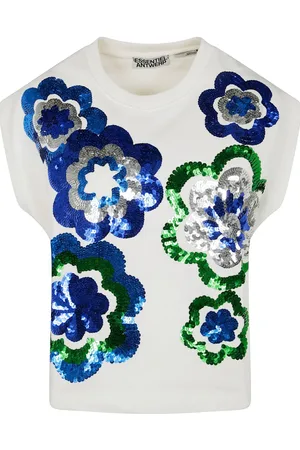 Essentiel Antwerp Playera bordada con lentejuelas