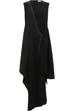 J.W.Anderson Vestido midi asimétrico sin mangas