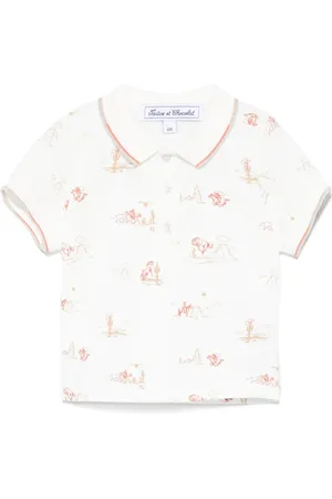 Tartine Et Chocolat Playera tipo polo estampada