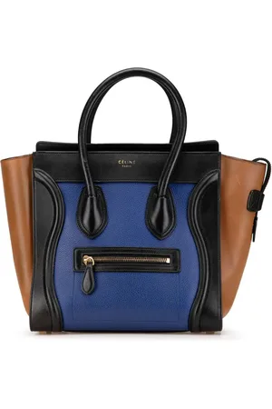 Céline Bolsa de mano Micro Tricolor Leather Luggage Tote 2014