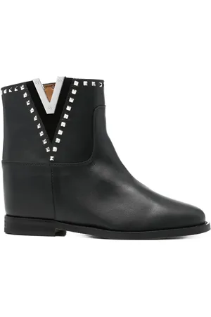 Via Roma Botas con placa del logo