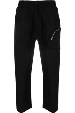 THOM KROM Pants rectos con cordones en la pretina