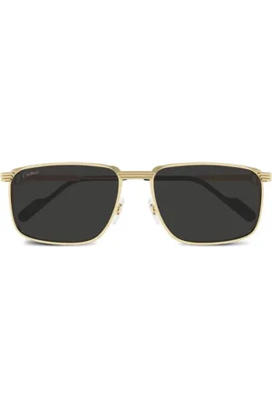 Cartier Lentes de sol con armazón cuadrada