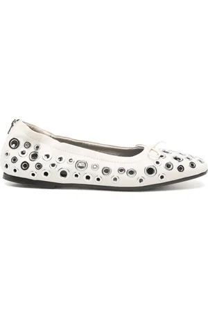 Golden Goose Flats con detalle de ojales
