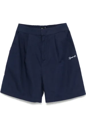 AGNÈS B. Shorts con logo bordado