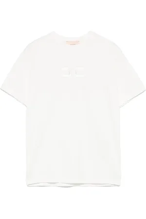 Elisabetta Franchi Playera con logo bordado