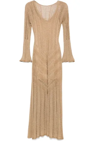 Twin-Set Vestido largo Lurex