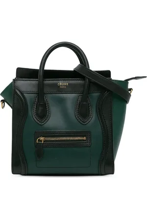 Céline Bolsa satchel Nano Bicolor Leather Luggage Tote 2013