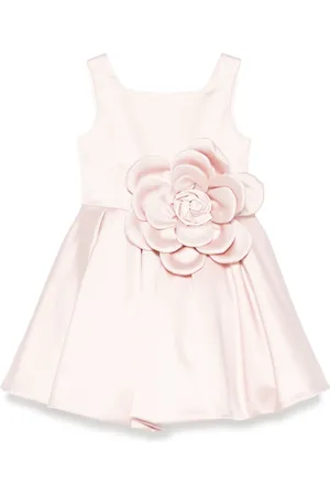COLORICHIARI Vestido con aplique floral