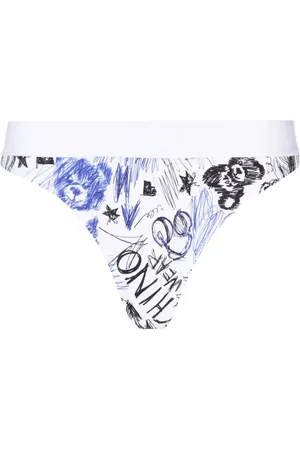 Moschino Tanga con estampado gráfico