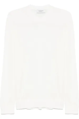 LANEUS Playera con cuello redondo