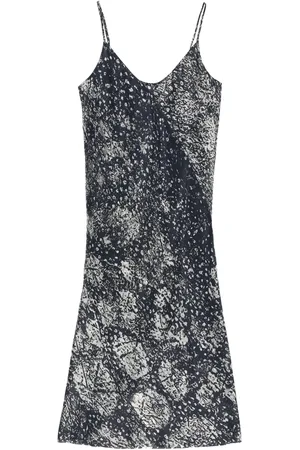 Rick Owens Slip dress con lobo estampado