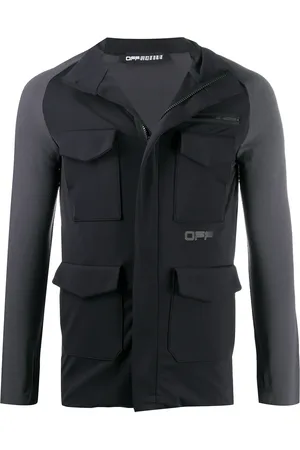 OFF-WHITE Chamarra deportiva con logo estampado