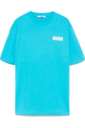 Msgm Playera con logo estampado