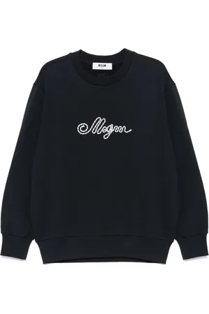 Msgm Sudadera con logo bordado