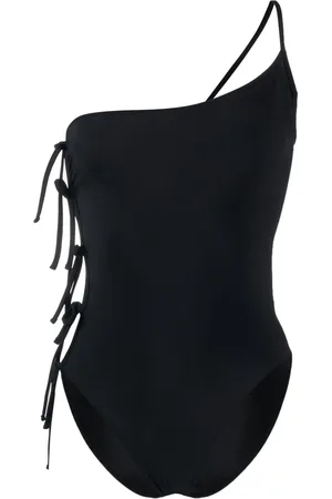 Rick Owens Traje de baño con detalle de costuras y tira en un hombro
