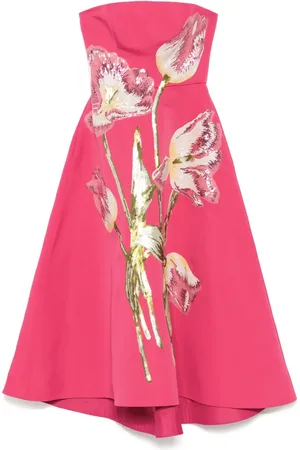 Amsale Vestido con apliques de lentejuelas