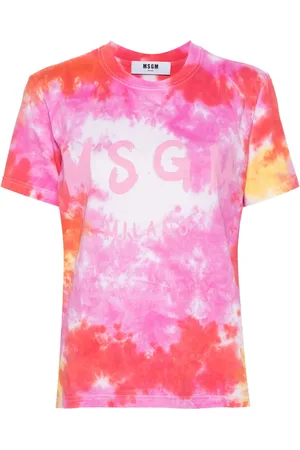 Msgm Playera con logo estampado