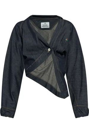 Vivienne Westwood Camisa de mezclilla asimétrica