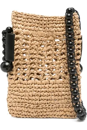 CMMN SWDN Mochila tipo mensajero de rafia