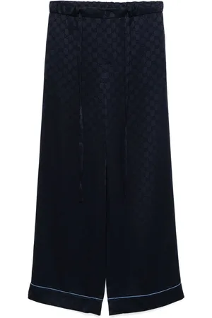 Gucci Pantalones con motivo GG en jacquard