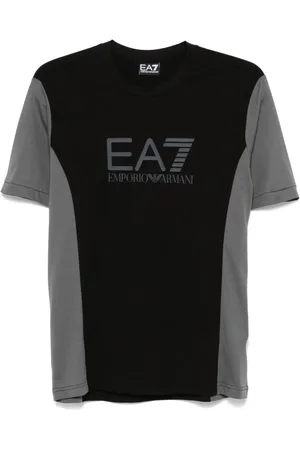 EA7 Playera con logo estampado