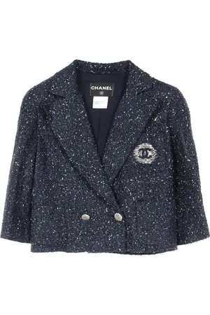 CHANEL Chamarra de tweed 1986-1988