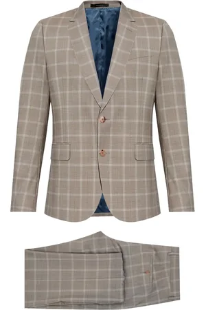 Paul Smith Traje con motivo de cuadros