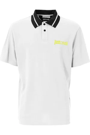 Roberto Cavalli Playera tipo polo con logo bordado