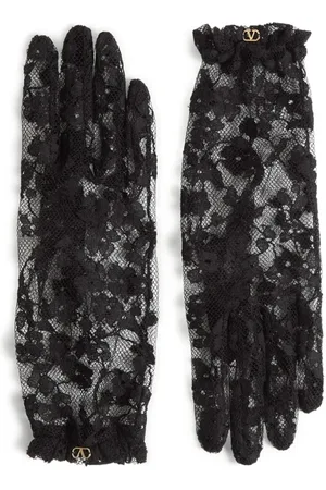 VALENTINO GARAVANI Guantes de mezcla de algodón