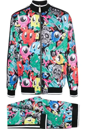 Philipp Plein Traje deportivo con dibujo estampado