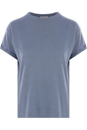 Brunello Cucinelli Silk-blend T-shirt