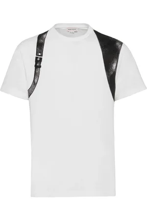Alexander McQueen Playera con detalle de hebilla
