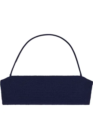 Tory Burch Top de bikini fruncido