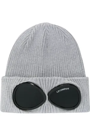 C.P. Company Gorro tejido de canalé con detalle Goggles