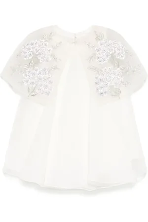 Maison Ava Vestido con mostacillas bordadas