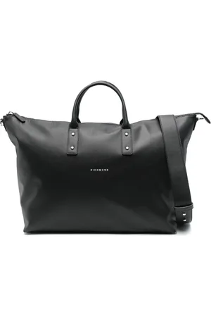 John Richmond Bolsa de viaje con logo en relieve