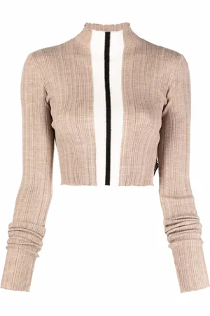 Palm Angels Top tejido con detalles de rayas