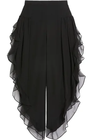 VALENTINO GARAVANI Pantalones georgette