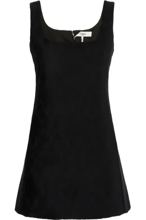 Chloé Vestido corto con cuello cuadrado