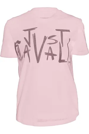 Roberto Cavalli Playera con aplique del logo