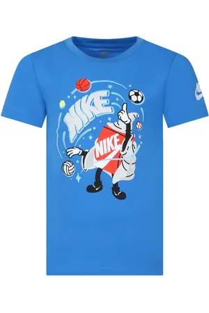 Nike Playera con cuello redondo y estampado gráfico