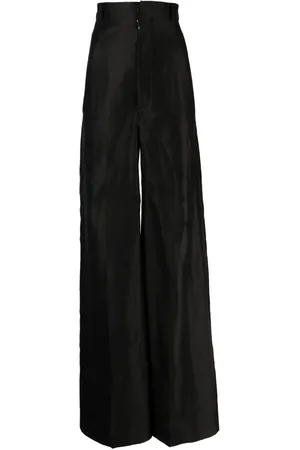Rick Owens Pantalones anchos con tiro alto