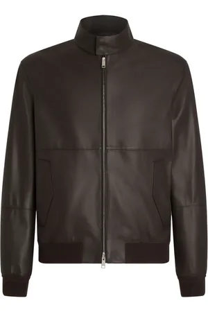Ermenegildo Zegna Chamarra bomber de cuero
