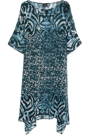 John Richmond Vestido de playa estampado