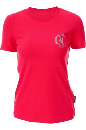Roberto Cavalli Playera con logo y detalles