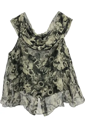 CHANEL Top estampado 1986-1988