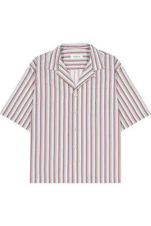LANEUS Camisa con rayas estampadas