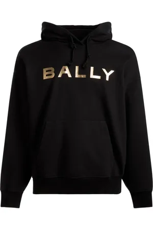Bally Hoodie con logo metalizado
